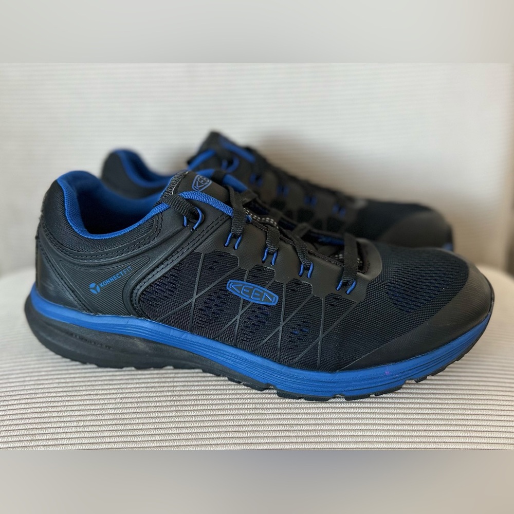 Men’s KEEN Utility Vista Energy work sneakers - Black/Nautical Blue - size 11.5D - Picture 3 of 11